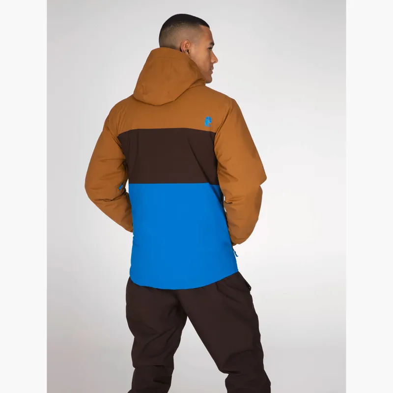 Protest Larry Jacket Brown Marlin Blue-1